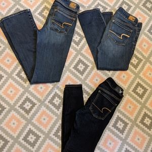 American eagle jeans/capri/jeggings